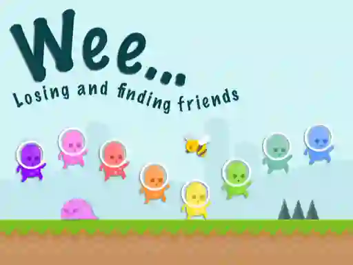 Leikur Weee Losing and finding friends á netinu