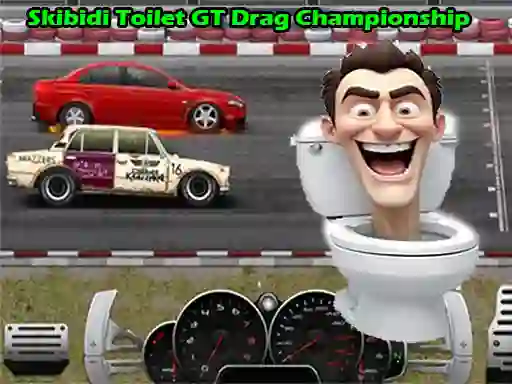 Leikur Skibidi Toilet GT Drag Championship á netinu