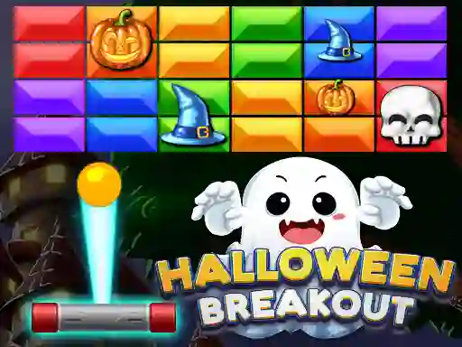 Leikur Halloween Breakout á netinu