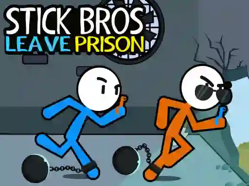 Leikur Stick Bros Leave Prison á netinu