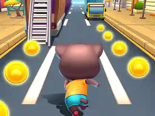 Leikur Paw Puppy Kid Subway Surfers Runner á netinu
