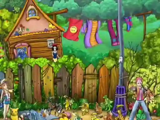 Leikur Hidden pokemon á netinu