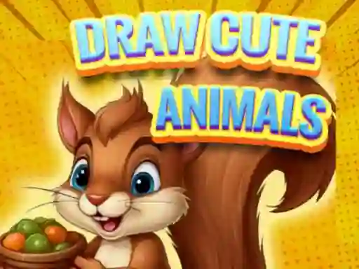 Leikur Draw Cute Animals á netinu