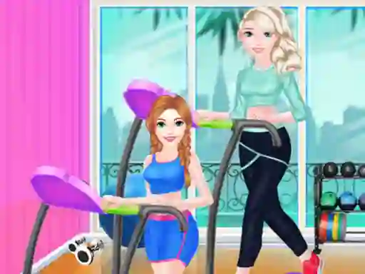 Leikur Friends Fat To Fit Day á netinu