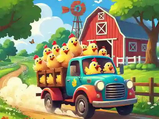 Leikur CluckNRun á netinu