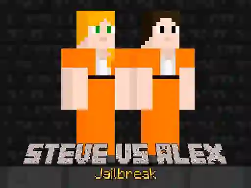 Leikur Steve vs Alex Jailbreak á netinu