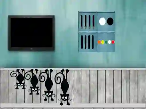 Leikur Kitty House Escape á netinu