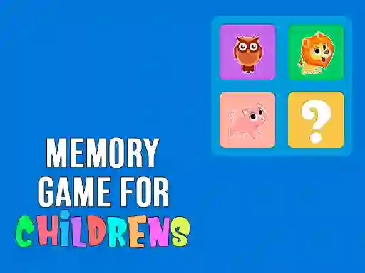 Leikur Memory Game for Childrens á netinu