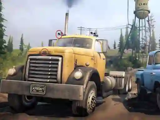 Leikur Offroad Trucks Differences á netinu