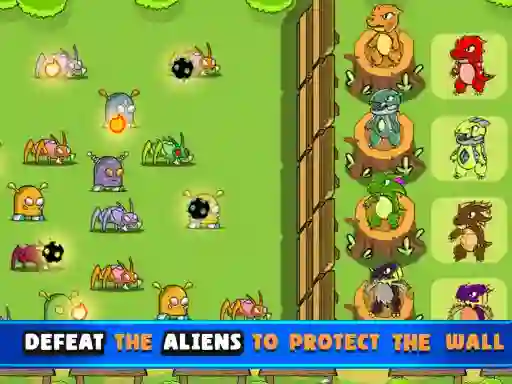 Leikur Tower Defense Dragon Merge á netinu