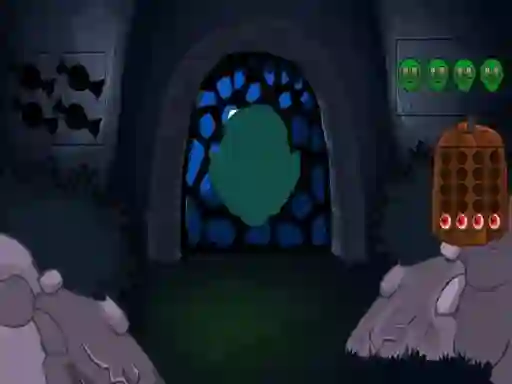 Leikur Green Monster Forest Escape á netinu