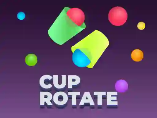 Leikur Cup Rotate Falling Balls á netinu