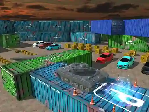 Leikur Tank Parking 3D Sim á netinu