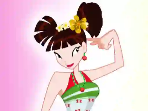 Leikur Winx Musa Dress Up á netinu