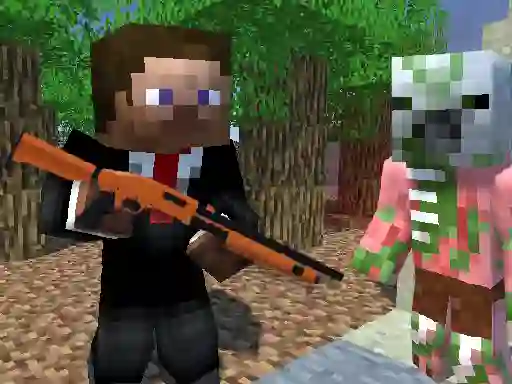 Leikur Zombie Shooter Survival á netinu