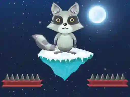Leikur Jumping Raccoon á netinu