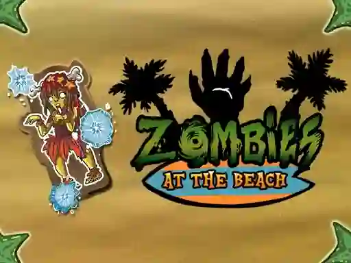 Leikur Zombies at the beach á netinu