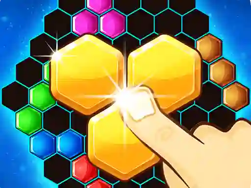 Leikur Hexa 2048 Puzzle Block Merge á netinu