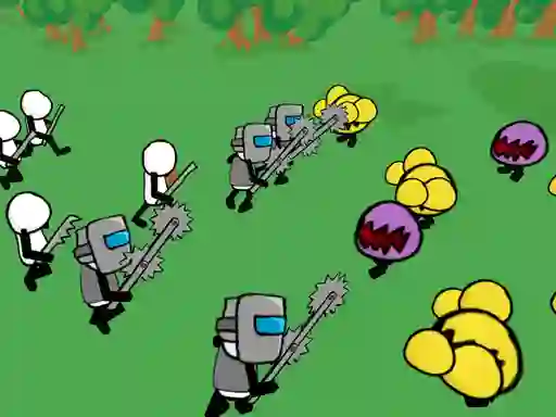 Leikur Stickman Gun Battle Simulator á netinu