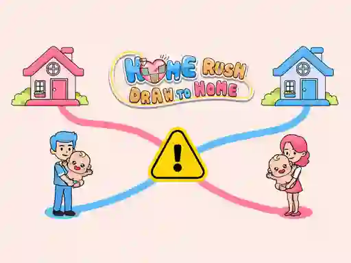Leikur Home Rush: Draw To Go Home á netinu