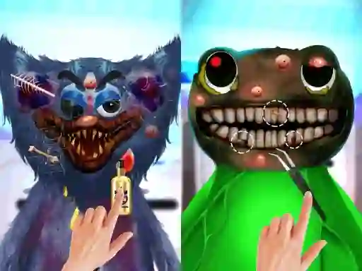 Leikur Huggy ASMR Monster Makeover á netinu