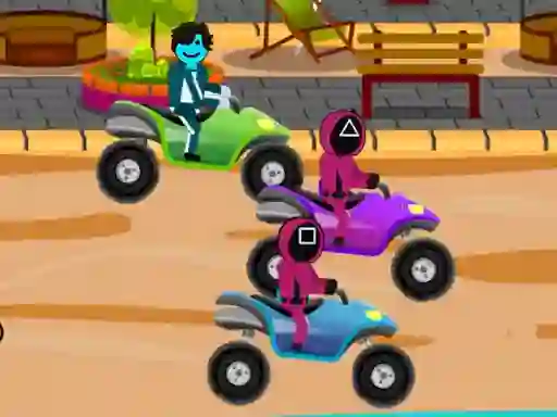 Leikur Squid Gamer Buggy Raging á netinu