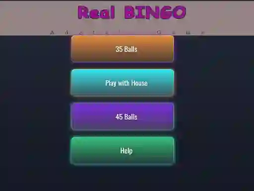 Leikur Real BINGO á netinu