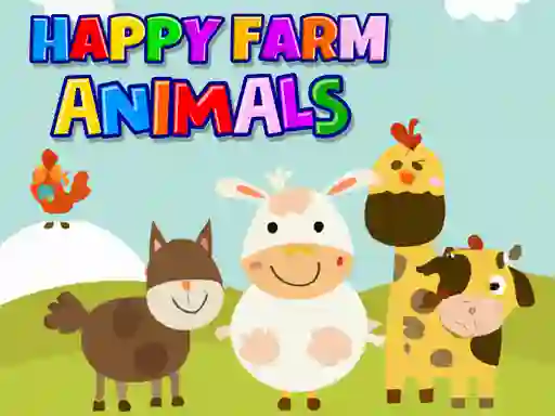 Leikur Happy Farm Animals á netinu