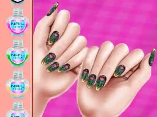 Leikur Royal Theme Nail Art DIY á netinu