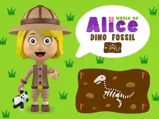 Leikur World of Alice Dino Fossil á netinu