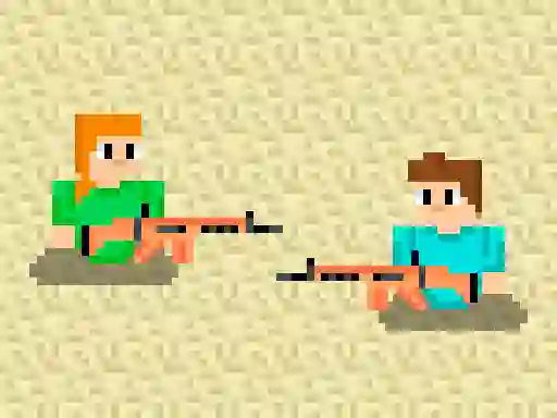 Leikur BlockGunner 1 vs 1 á netinu