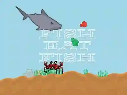 Leikur Fish eat fish 2 player á netinu