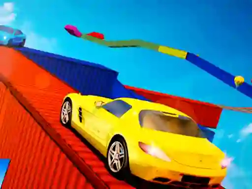 Leikur Mega Ramps stunt cars 3d á netinu