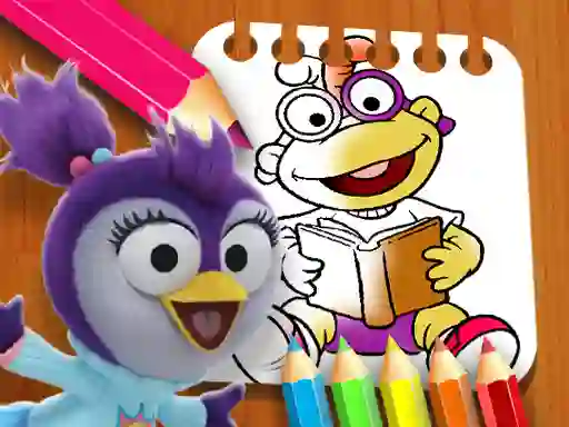 Leikur Muppet Babies Coloring Book á netinu