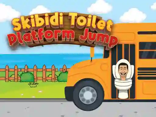 Leikur Skibidi Toilet Platform Jump á netinu