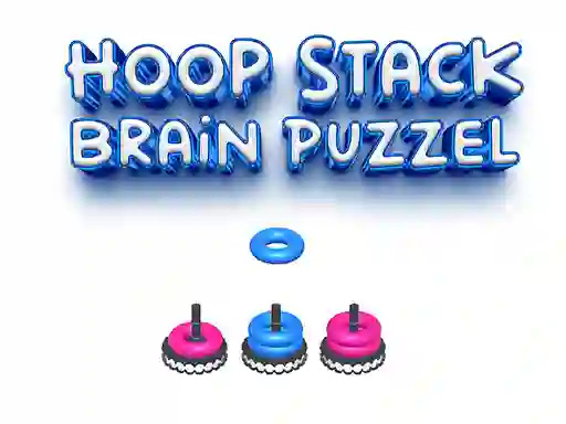 Leikur Hoop Stack Brain Puzzle Game á netinu
