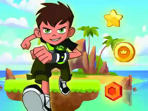 Leikur Ben 10 Island Run á netinu