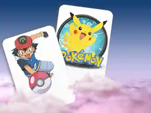 Leikur Pikachu Memory Card Match á netinu