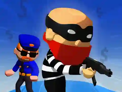 Leikur Bank Robbery Puzzle Shooter á netinu