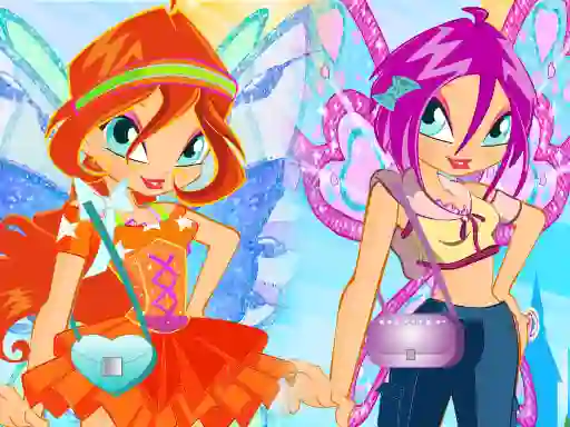 Leikur Winx Stylish Dress á netinu