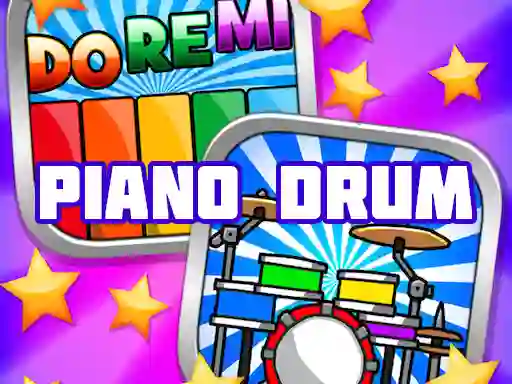 Leikur Piano-Drums For Kids á netinu