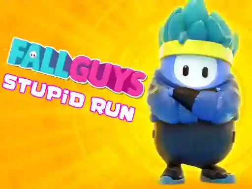 Leikur Fall Guys Stupid Run á netinu