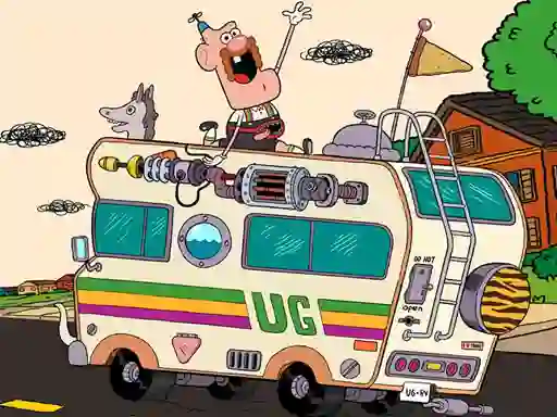 Leikur Uncle Grandpa Hidden á netinu