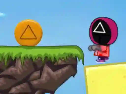 Leikur Squid Gamer Collect Candy 2D á netinu