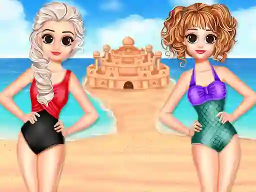 Leikur Princess Summer Sand Castle á netinu