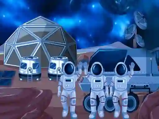 Leikur Space Girl Escape á netinu