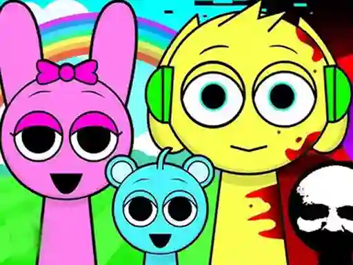 Leikur Sprunki X Granny Incredibox á netinu