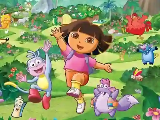 Leikur Dora memory cards á netinu