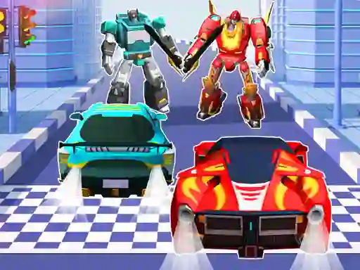 Leikur Car Robot Transform Fight á netinu