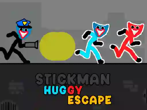Leikur Stickman Huggy Escape á netinu